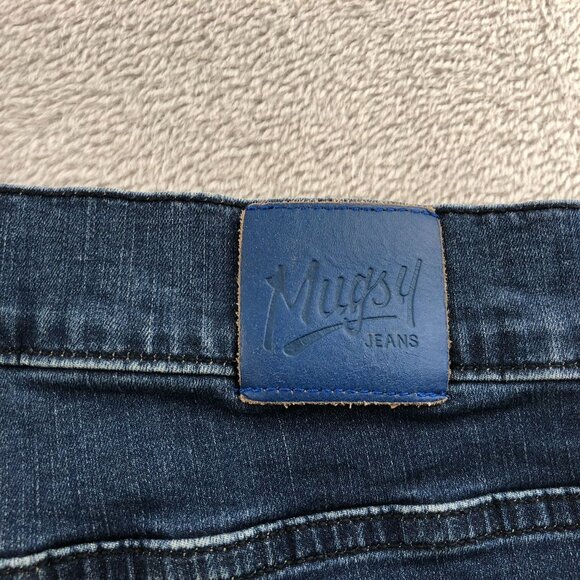 Mugsy Mens Jeans Size 40x32 Studio Blues Classic Blue Dark Wash Denim Casual - Picture 13 of 15